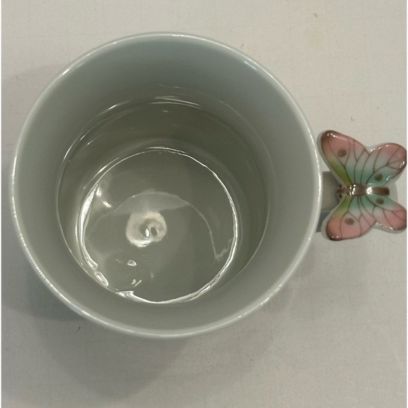 VTG San Diego Zoo Hummingbird Floral Butterfly Handle Mug Tea Cup Made in Japan - Picture 4 of 6